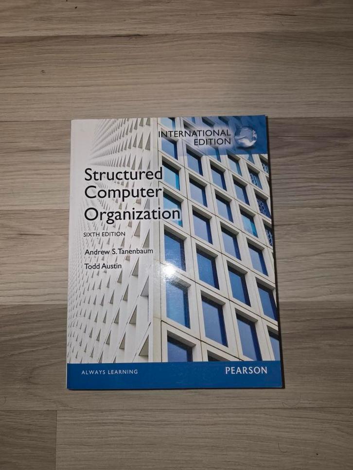 Structured Computer Organization - Tanenbaum, Boeken, Informatica en Computer, Zo goed als nieuw, Hardware, Ophalen of Verzenden