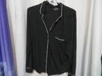 zwart pyamajasje met witte bies mt xl Victoria's Secret, Victoria's secret, Ophalen of Verzenden, Zo goed als nieuw, Maat 46/48 (XL) of groter