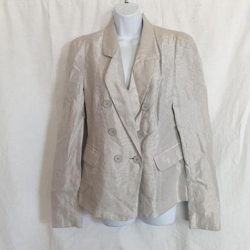 NIEUWE Gave blazer, zilver glitter. Mt M. merk Full Circle, Kleding | Dames, Jasjes, Kostuums en Pakken, Nieuw, Jasje, Maat 38/40 (M)