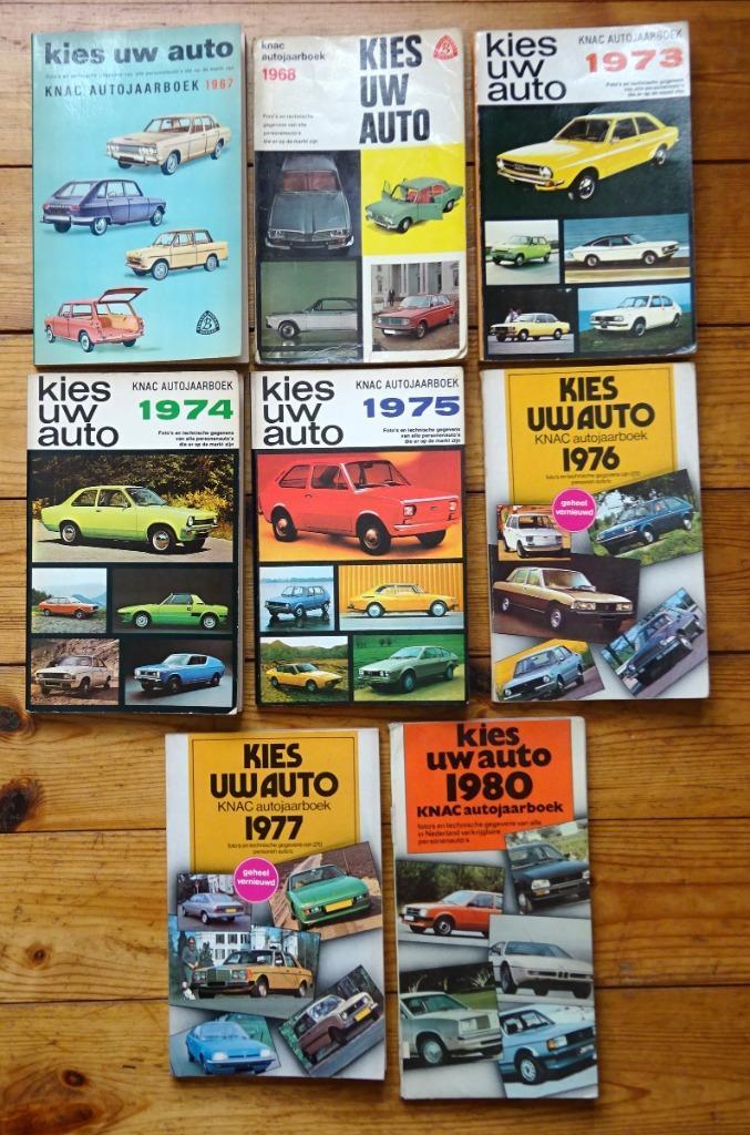 8x Kies uw Auto auto pocket jaarboek 1967 / 1980, Boeken, Auto's | Boeken, Gelezen, Algemeen, Ophalen of Verzenden
