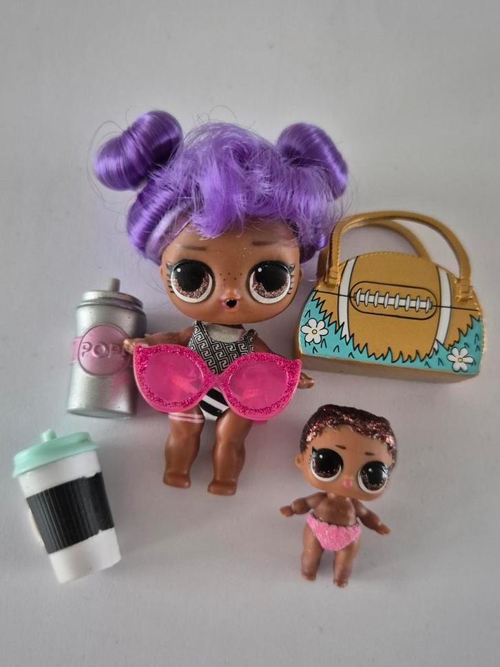 LOL Surprise Pop met Accessoires + Baby, Kinderen en Baby's, Speelgoed | Poppen, Gebruikt, Babypop, Ophalen of Verzenden