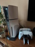 PS5 Slim Disc Edition + 2 Controllers + Games, Ophalen, Zo goed als nieuw, Playstation 5