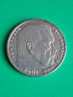 1936 A Duitsland 5 mark in zilver Hindenburg, Berlijn, Postzegels en Munten, Verzenden, Duitsland, Losse munt, Zilver