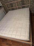 Houten 2 persoonsbed 160cm, Ophalen, Gebruikt, Overige kleuren, Tweepersoons