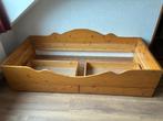 Gratis bedframe + opberglades 200x90cm (zonder lattenbodem), Huis en Inrichting, Slaapkamer | Bedden, Ophalen, Gebruikt, 90 cm
