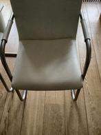 Eetkamerstoelen, Huis en Inrichting, Stoelen, Ophalen, Gebruikt, Wit, Metaal