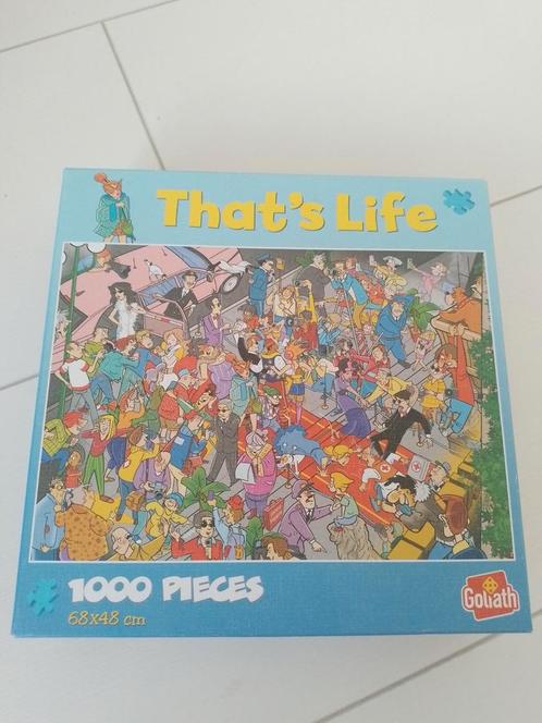 That's Life puzzel legpuzzel 1000 stukjes 922910 rode loper, Hobby en Vrije tijd, Denksport en Puzzels, Zo goed als nieuw, Legpuzzel
