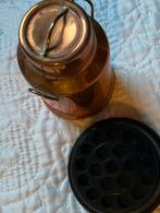 Vintage koperen(?) melkbus, sigarettenhouder., Verzamelen, Ophalen of Verzenden, Gebruikt