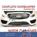 C205 W205 AMG LINE Voorbumper Mercedes C Klasse bumper COMPL, Auto-onderdelen, Bumper, Voor