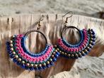 Nieuwe unieke handgemaakte oorbellen boho stijl, Ophalen of Verzenden, Nieuw, Overige materialen, Hangers