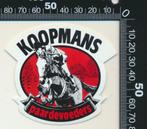 Sticker: Koopmans - Paardevoeders, Ophalen of Verzenden, Zo goed als nieuw, Dier en Natuur