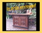 Bar oude kroegbar toog huisbar mancave eiken leeuwenkoppen, Huis en Inrichting, Ophalen