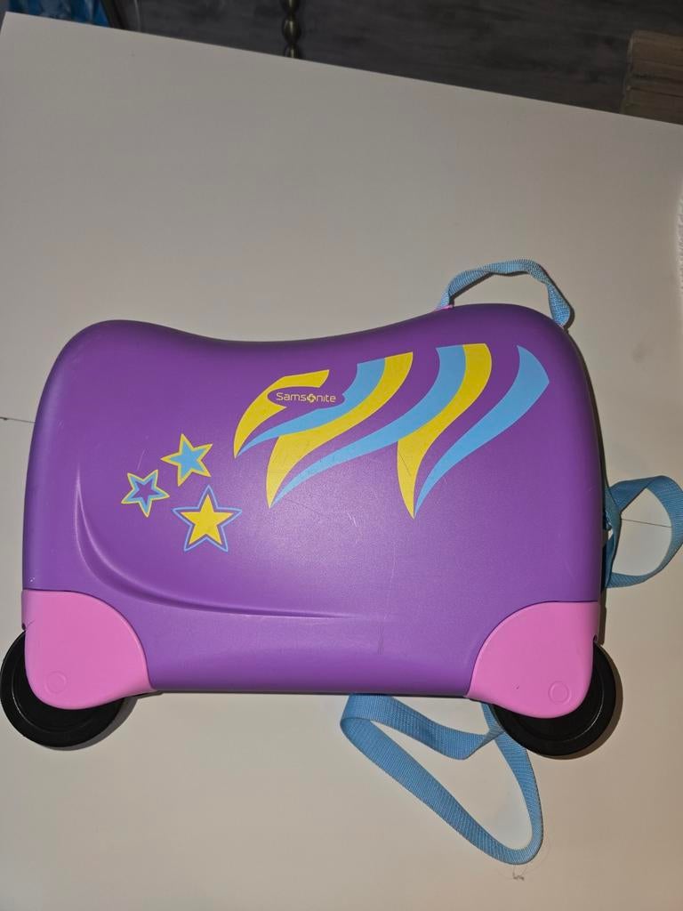 Samsonite Kinder Koffer - Paars, Ophalen of Verzenden, Zo goed als nieuw, Overige typen
