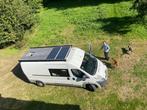 Dakdrager peugeot boxer L3 met houten terras en zonnepanelen, Ophalen, Gebruikt