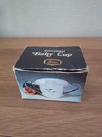 Babybeker silver plated met deksel & doosje., Ophalen of Verzenden, Zo goed als nieuw, Overige typen