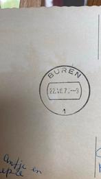 Kaart 1970 poststempel Buren in Friesland, Postzegels en Munten, Brieven en Enveloppen | Nederland, Ophalen of Verzenden, Briefkaart