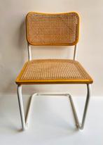 Marcel Breurer stijl stoel met webbing zitting, Huis en Inrichting, Stoelen, Gebruikt, Wit, Jaren 80, Onbekend