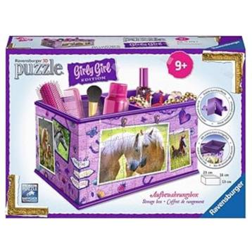 Te koop, 3D puzzel opbergdoos(open ) paarden beschikbaar voor biedingen