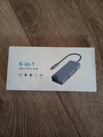 6-in-1 USB-C Hub - Nieuw!, Telefoon, Nieuw, Ophalen of Verzenden, E-CrossStu GmbH