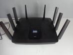 Linksys router/modem EA 9500 met adapter(origineel), Ophalen of Verzenden, Zo goed als nieuw, Router met modem, Linksys