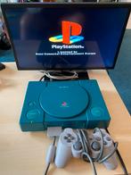 Playstation PS1 Debug Station DTL-H1202 PAL Jade Green, Ophalen of Verzenden, Gebruikt, Met 1 controller