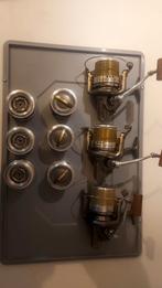 Daiwa Entoh 5500 Karper Molens - Set van 3 plus 9 spoelen, Ophalen of Verzenden, Gebruikt, Molen