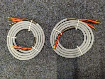 2 x 2.50 meter Van Medevoort Loudspeaker cable LS4 x 2.5 beschikbaar voor biedingen