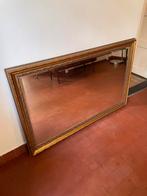 Grote vintage spiegel van Doberal Zelhem met gouden lijst, Ophalen, Rechthoekig
