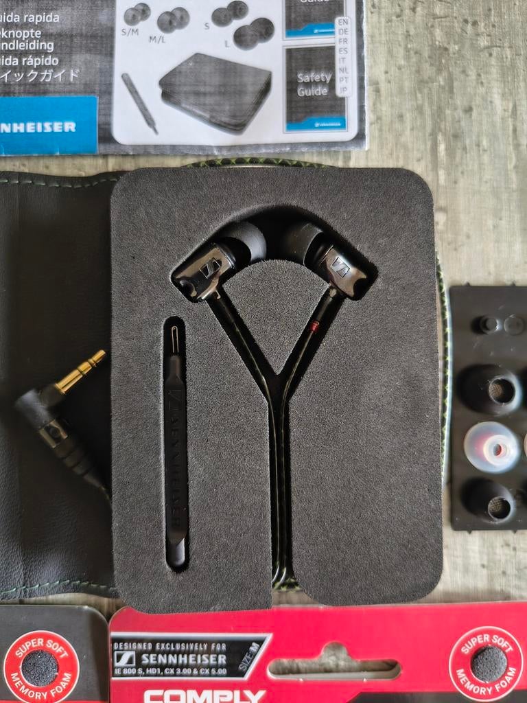 Sennheiser IE800, Ophalen of Verzenden, Zo goed als nieuw, Op oor (supra aural), Sennheiser