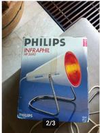 Philips infraphil rode lamp HP 3690 Vintage, Ophalen of Verzenden, Zo goed als nieuw, Overige typen