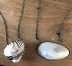 2 schelpen beursjes tasjes vintage antiek, Antiek en Kunst, Ophalen