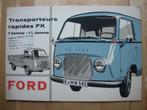 Ford FK1000 FK1250 Brochure 1959 - Taunus Transit, Ford, Zo goed als nieuw, Ford, Ophalen