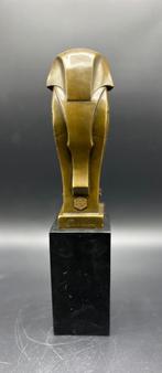 Bronzen Art-Deco stijl uil., Antiek en Kunst, Kunst | Beelden en Houtsnijwerken, Ophalen of Verzenden