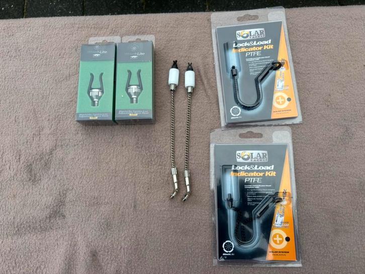 2 x nieuwe solar hangers + P1 adjustable back rest, Watersport en Boten, Hengelsport | Karpervissen, Nieuw, Overige typen, Ophalen of Verzenden