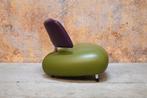 Als NIEUW groen paarse leren Leolux Pallone design fauteuil, Huis en Inrichting, Fauteuils, Ophalen, Leolux, Leolux, Design