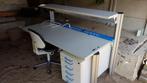 ERFI Werkbank met verlichting en wandcontactdozen, Doe-het-zelf en Verbouw, Werkbanken, Ophalen, Gebruikt, 170 cm of meer