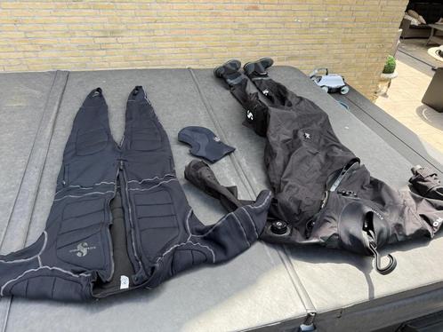 Droogpak, Watersport en Boten, Duiken, Zo goed als nieuw, Duikpak, Ophalen of Verzenden