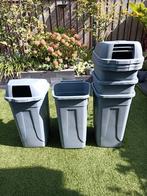 7 Afvalbakken, als nieuw à100 liter, Tuin en Terras, Ophalen of Verzenden, Zo goed als nieuw, Rond, Kunststof