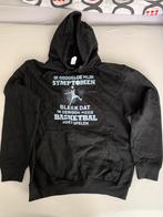 Hoodie basketbal tekst zwart (gloednieuw), Ophalen of Verzenden, Nieuw, Maat 46 (S) of kleiner, Zwart