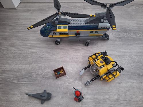 Lego City Diepzee helikopter 60093 (Compleet), Kinderen en Baby's, Speelgoed | Duplo en Lego, Zo goed als nieuw, Lego, Complete set
