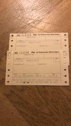 Treinkaartjes 1982, Verzamelen, Spoorwegen en Tramwegen, Ophalen of Verzenden, Zo goed als nieuw, Trein, Boek of Tijdschrift