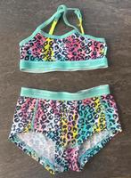 Vingino meisjes bikini luipaard print mt 92-104, Bikiniset, Meisje, Ophalen of Verzenden, Zo goed als nieuw