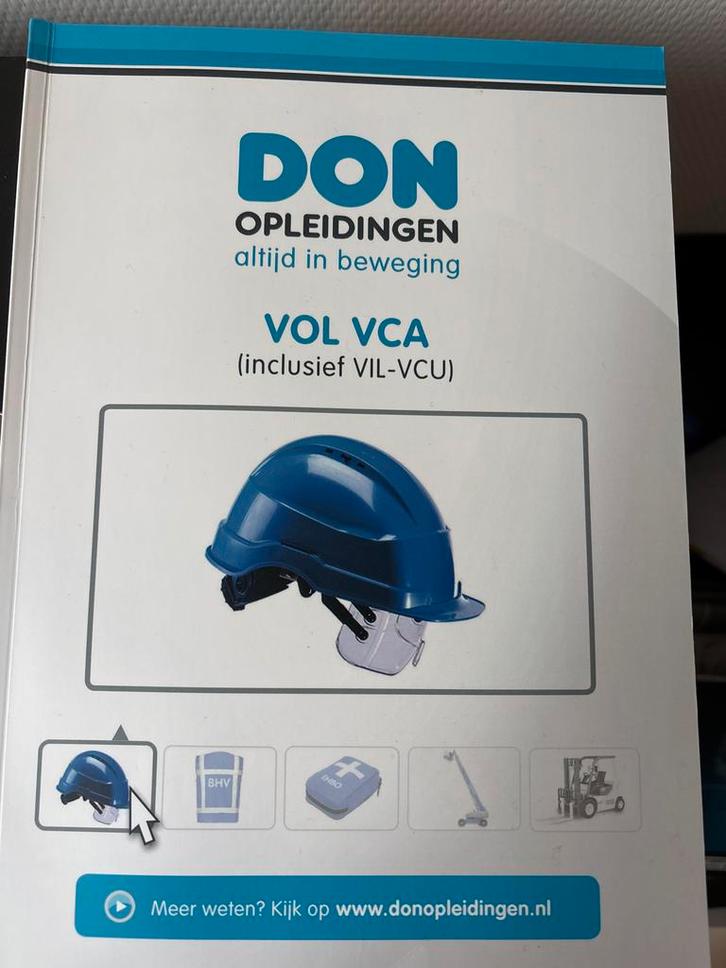 VCA VOL DON Opleidingen Boek, Boeken, Studieboeken en Cursussen, Zo goed als nieuw, MBO, Ophalen of Verzenden