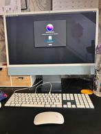 Apple iMac blauw met  4.5 k retina display als nieuw!!, Ophalen of Verzenden, Zo goed als nieuw, LED