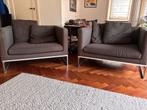 2 B&B Italia Fauteuils - Bruin, Ophalen, Gebruikt, Stof, 75 tot 100 cm