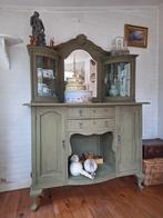 Vintage brocante eiken buffetkast, kast, servieskast, kastje, Huis en Inrichting, Kasten | Buffetkasten, Ophalen, Gebruikt, Vintage