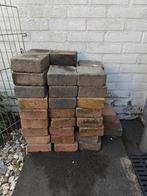 Klinkers rood grijs vierkant, Tuin en Terras, Tegels en Klinkers, Ophalen of Verzenden, Gebruikt, Beton, Klinkers