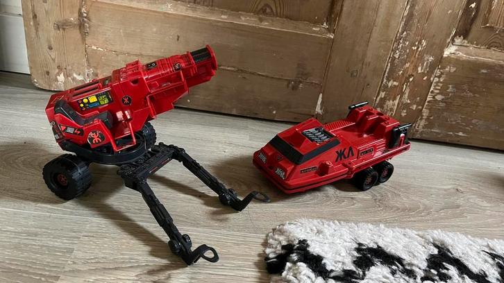 2 x vintage Action Force ‘Red Shadows’ voertuigen 80’s, Verzamelen, Poppetjes en Figuurtjes, Gebruikt, Ophalen of Verzenden