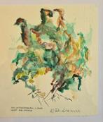 aquarel Titel Medusa gemaakt in Duitsland 1944, Ophalen of Verzenden