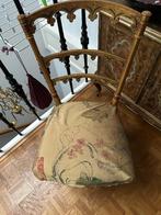 Decoratief antiek  gouden stoeltje beschilderd, Antiek en Kunst, Ophalen